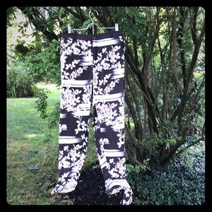 Floral joggers